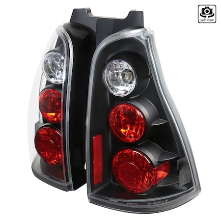 Spec-D Tuning 03-05 Toyota 4 Runner Altezza Tail Light Black LT-4RUN03JM-TM